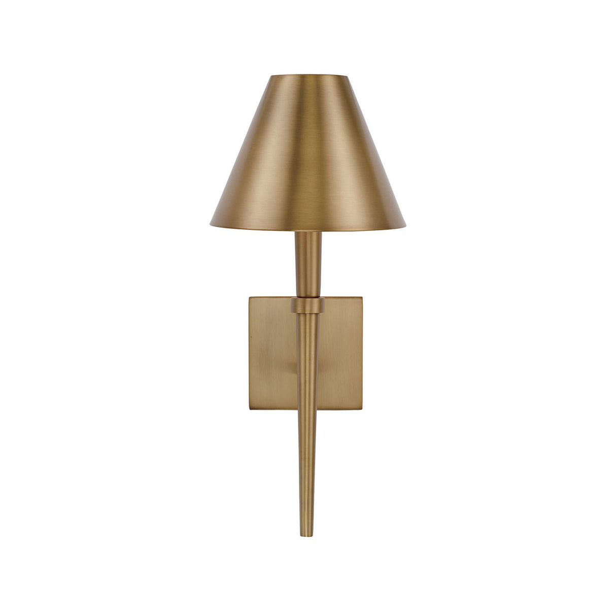 Clara Wall Sconce 19", Aged Brass