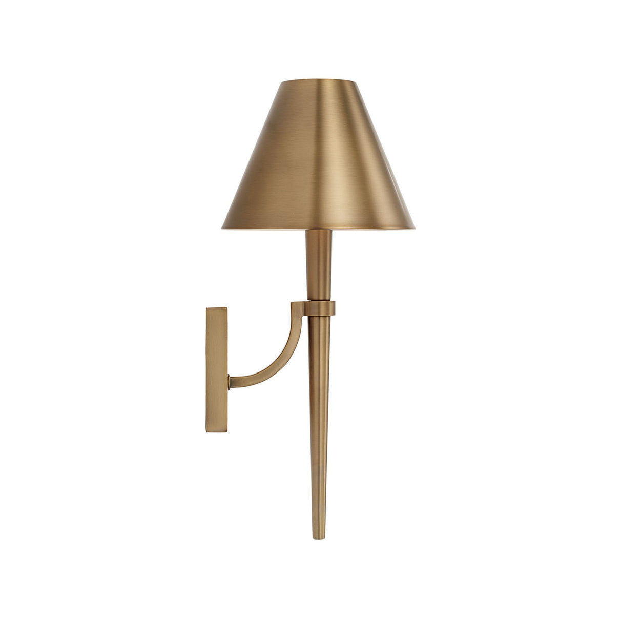 Clara Wall Sconce 19", Aged Brass