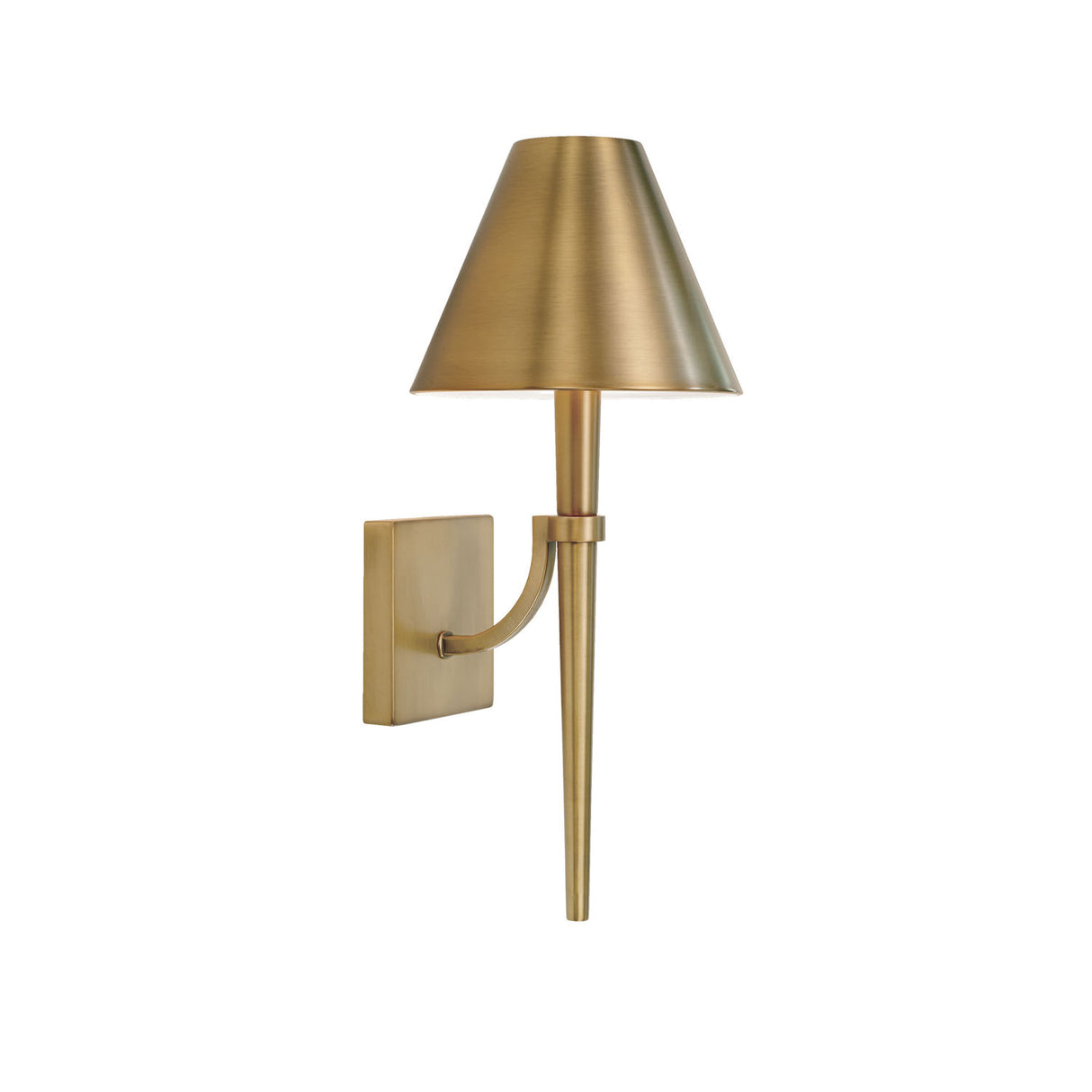 Clara Wall Sconce 19", Aged Brass
