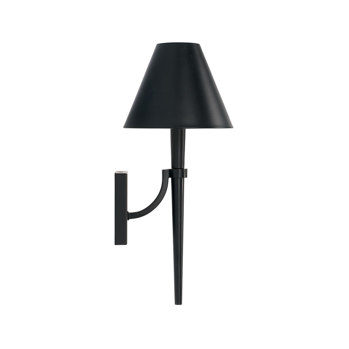Clara Wall Sconce 19", Matte Black