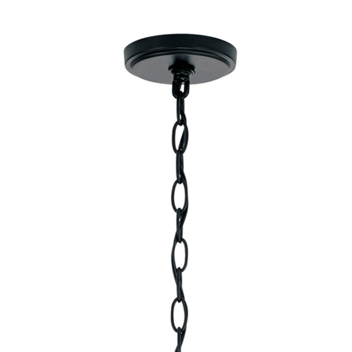 Clara Lantern Pendant 17", Matte Black