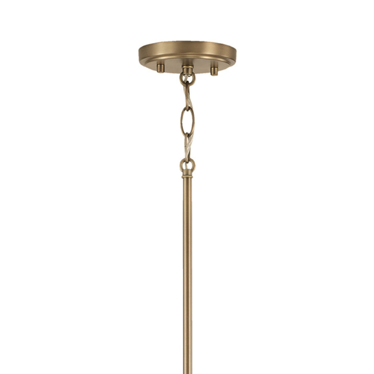 Colton 4 Light Chandelier 26", Aged Brass