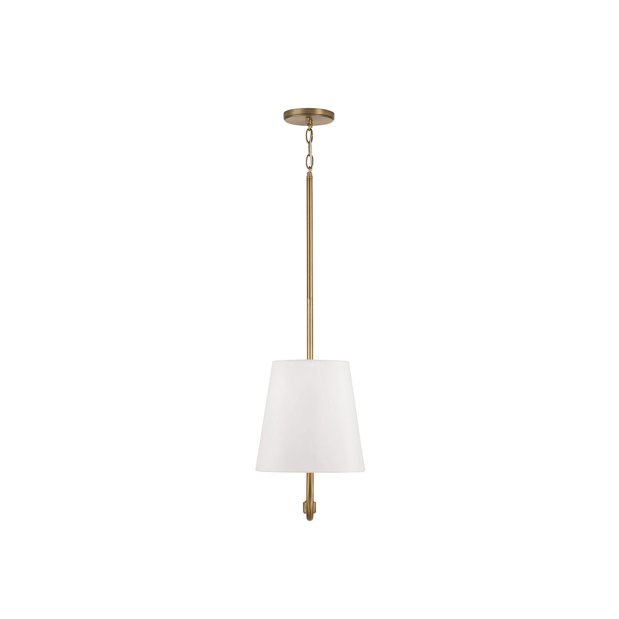 Lior 2 Light Linear Pendant 50", Aged Brass