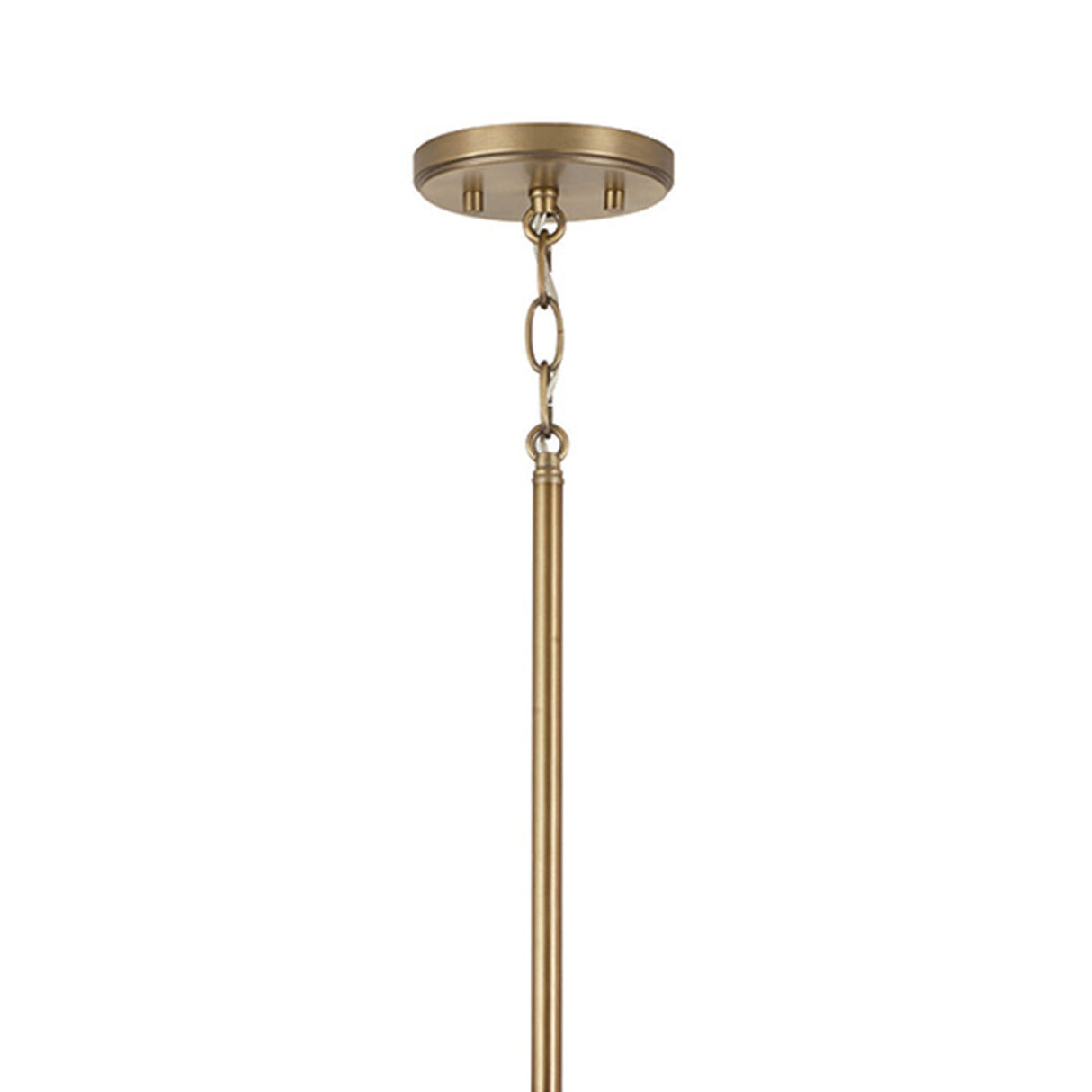 Lior 2 Light Linear Pendant 50", Aged Brass