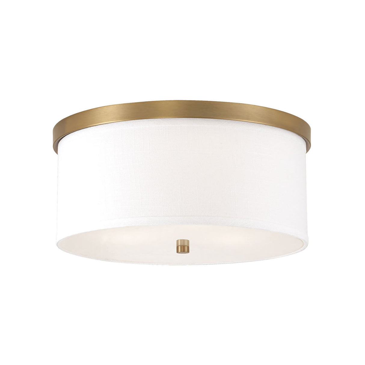 Wells Flush Mount 16", Aged Brass