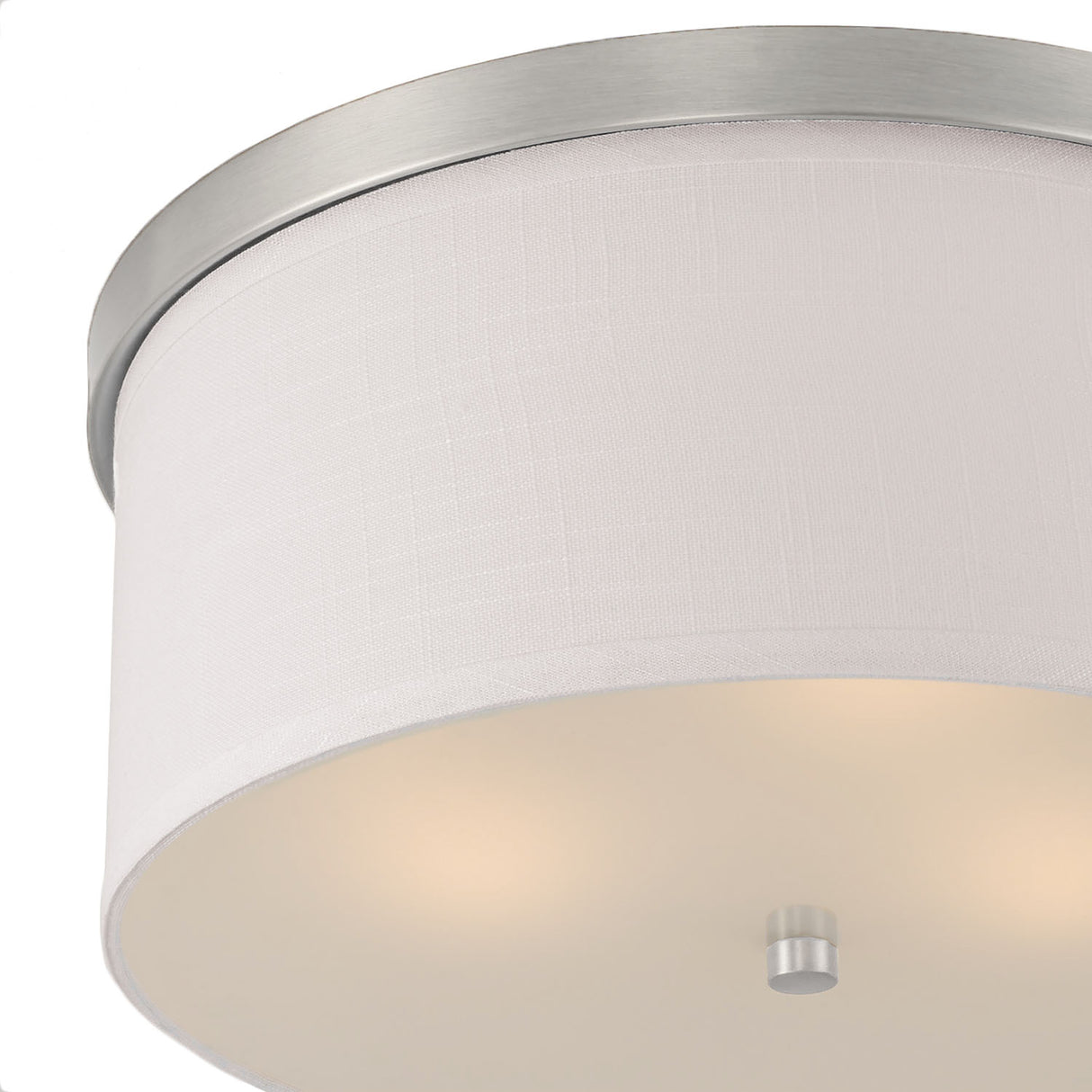 Wells Flush Mount 16", Matte Nickel