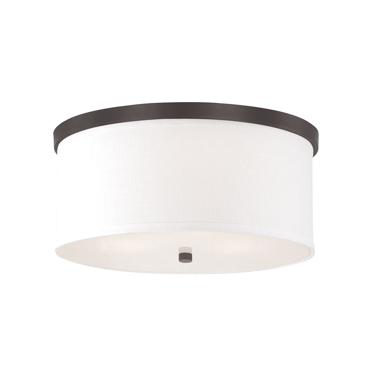 Wells Flush Mount 16", Brushed Bronze