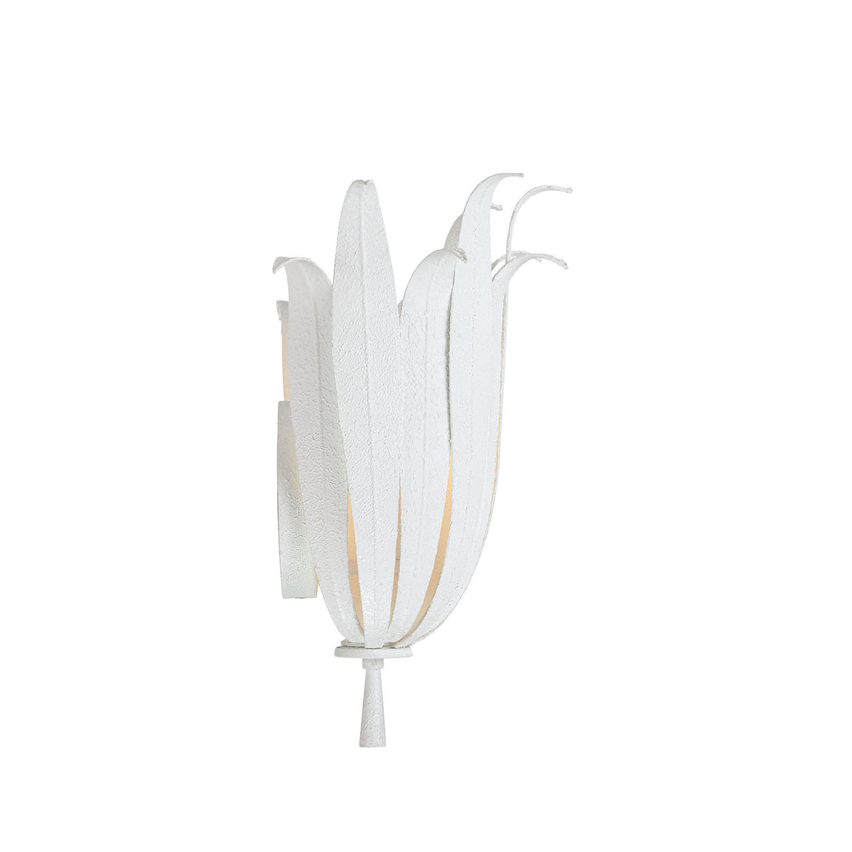 Cerise Wall Sconce 14", Textured White