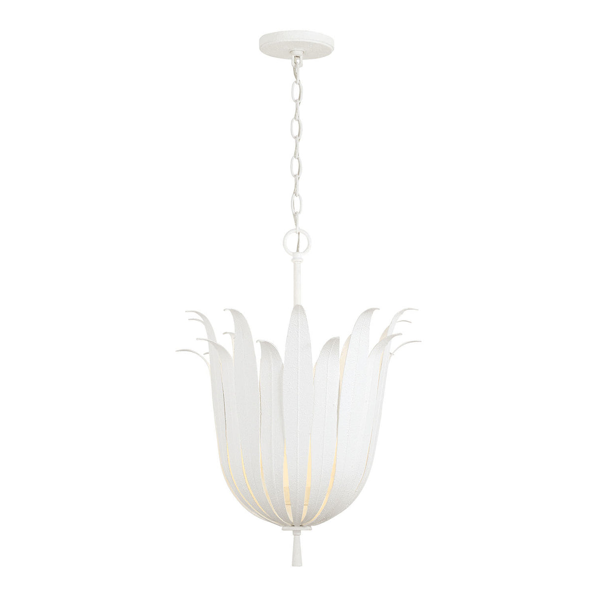 Cerise Pendant 16", Textured White