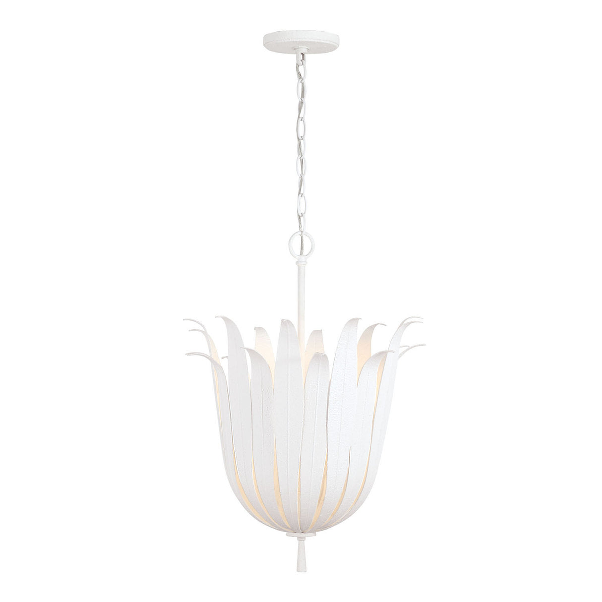 Cerise Pendant 16", Textured White