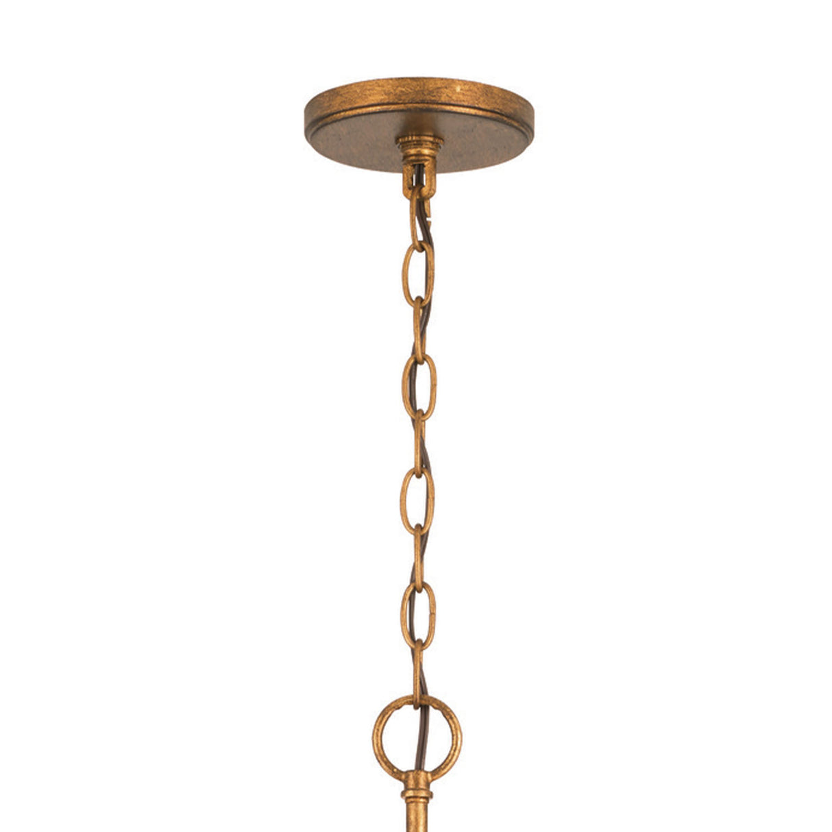 Cerise Pendant 16", Antique Gold
