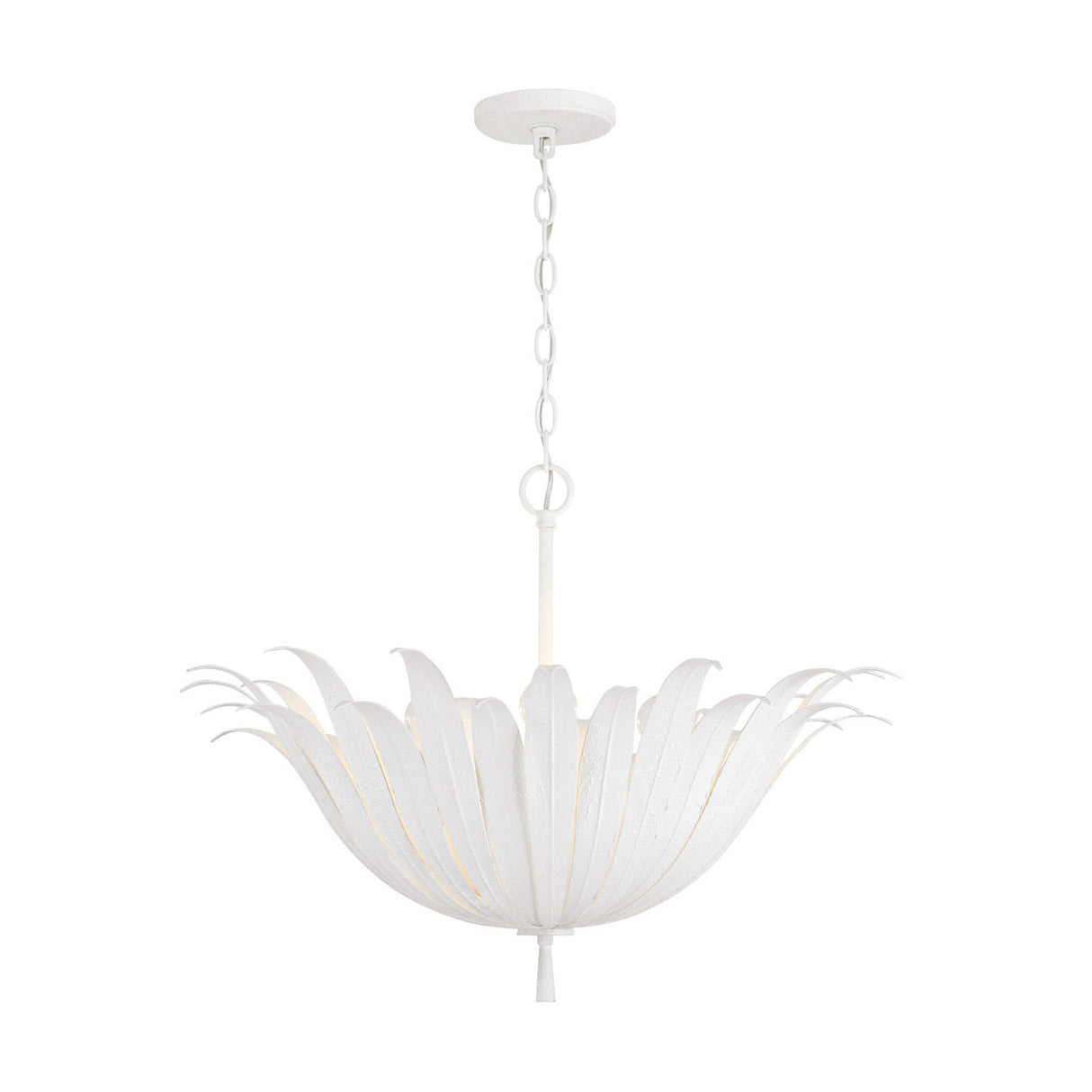 Cerise Pendant 24", Textured White