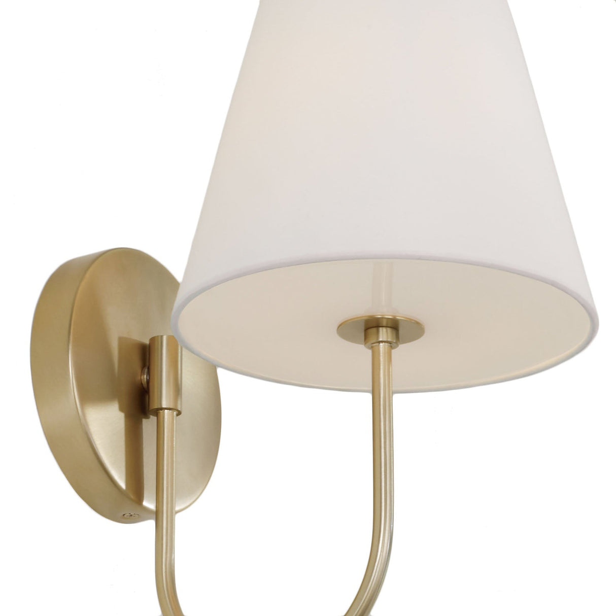 Dorian Wall Sconce 14", Matte Brass