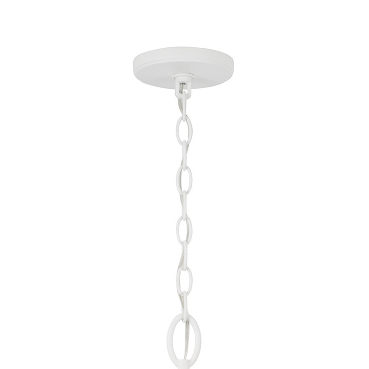 Indie Pendant 11", White Ceramic