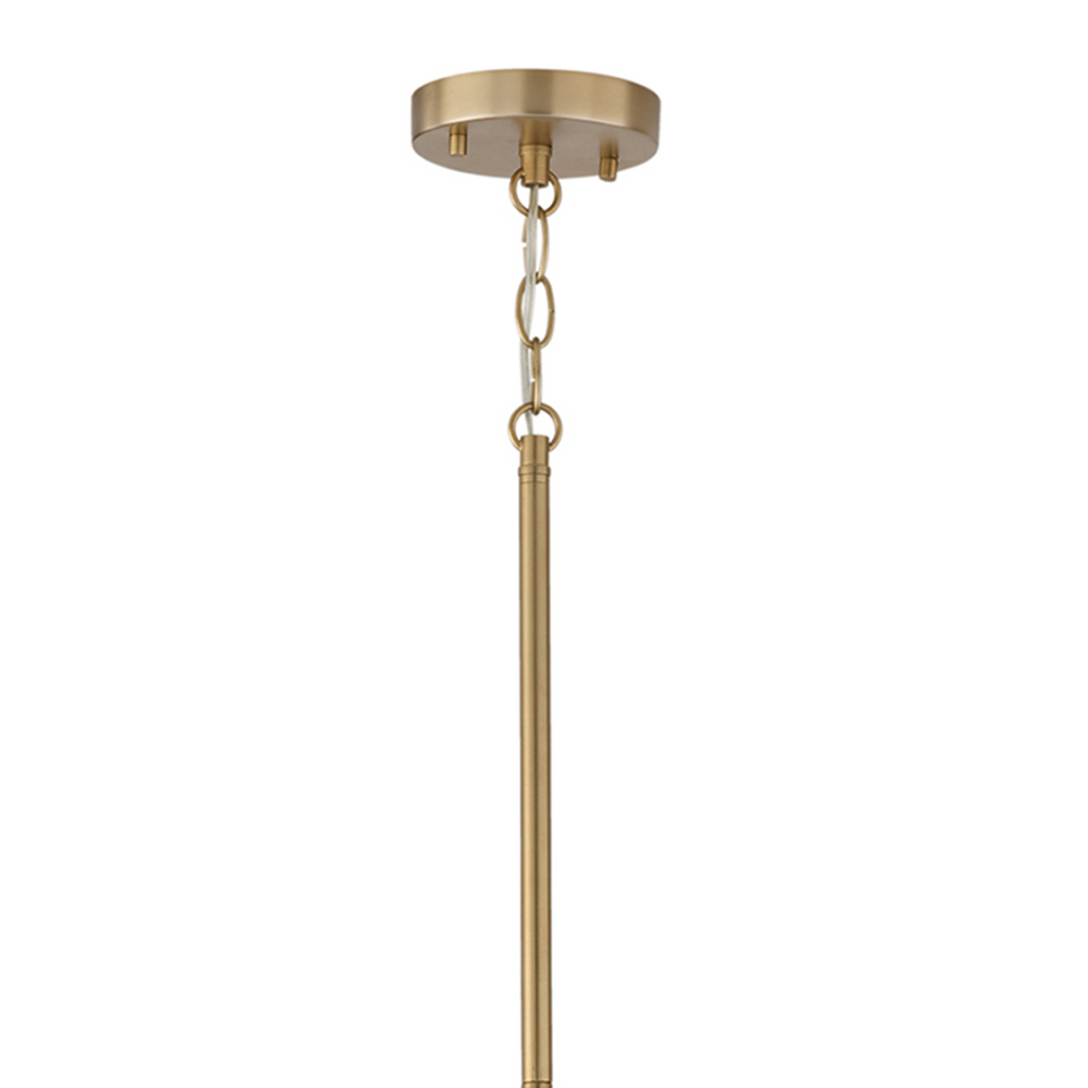 Evren 8 Light Two-Tier Chandelier 38", Matte Brass with Natural Rope