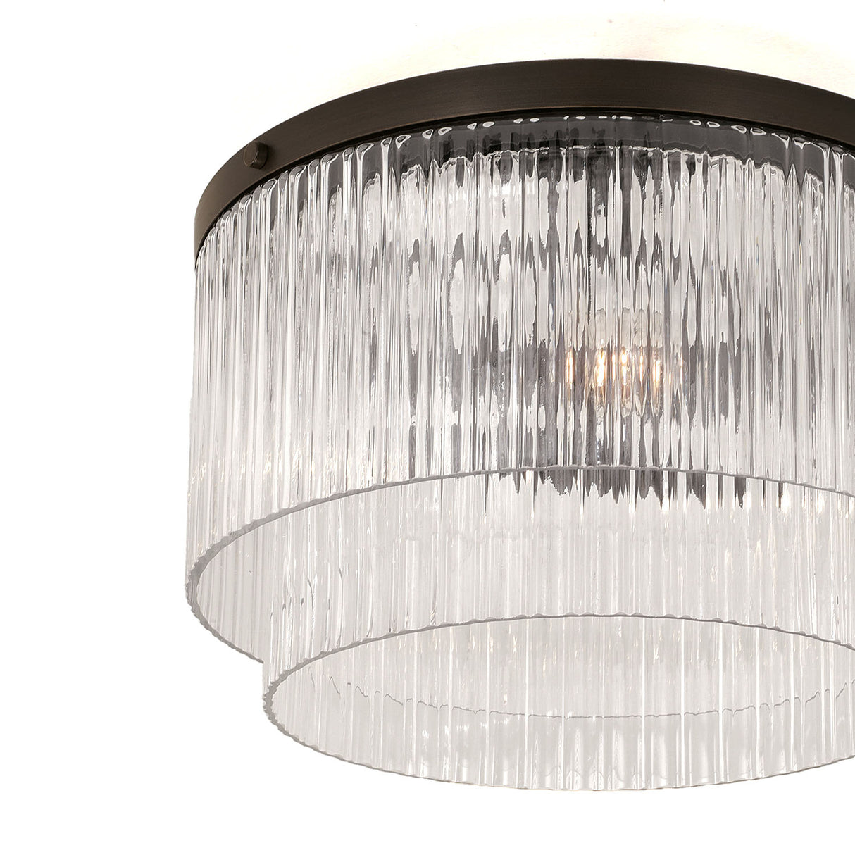 Libra Flush Mount 16", Oiled Bronze