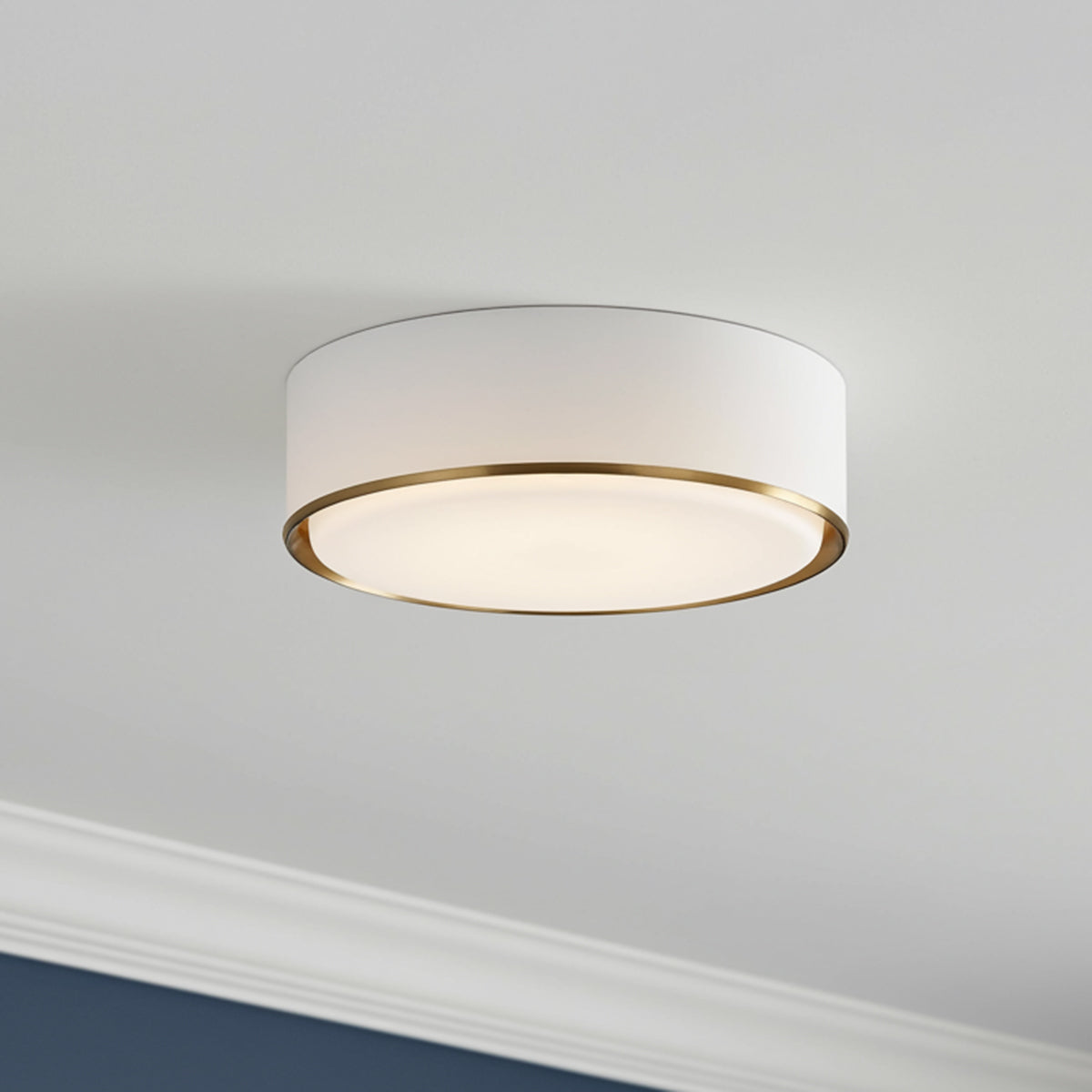 Adler Flush Mount 16" for Transitional home with White Walls