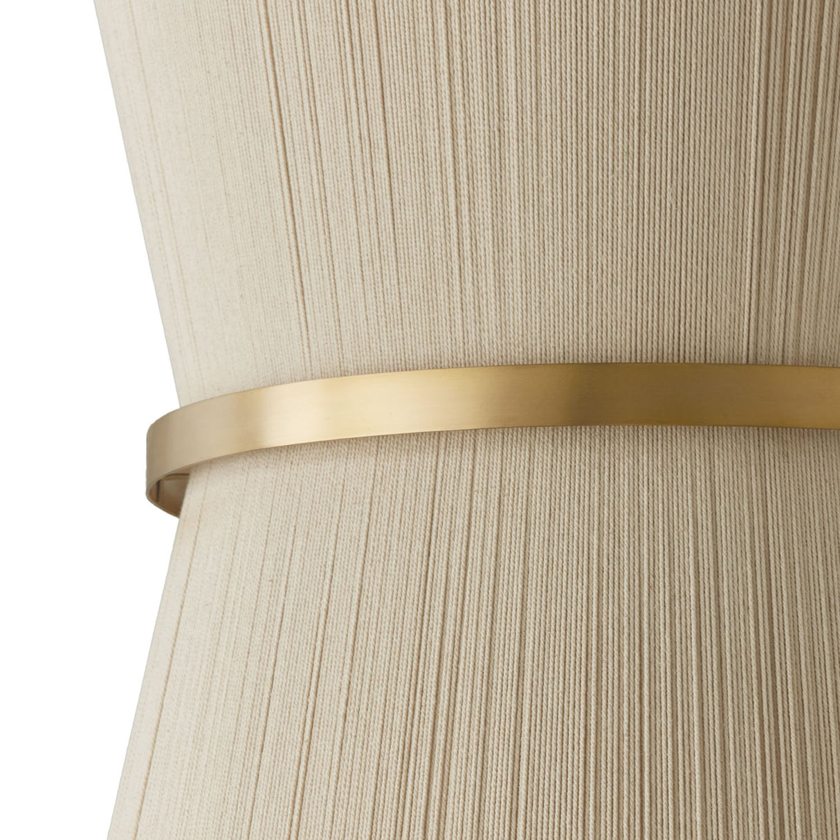 Beacon Pendant 20", Patina Brass with Natural Rope