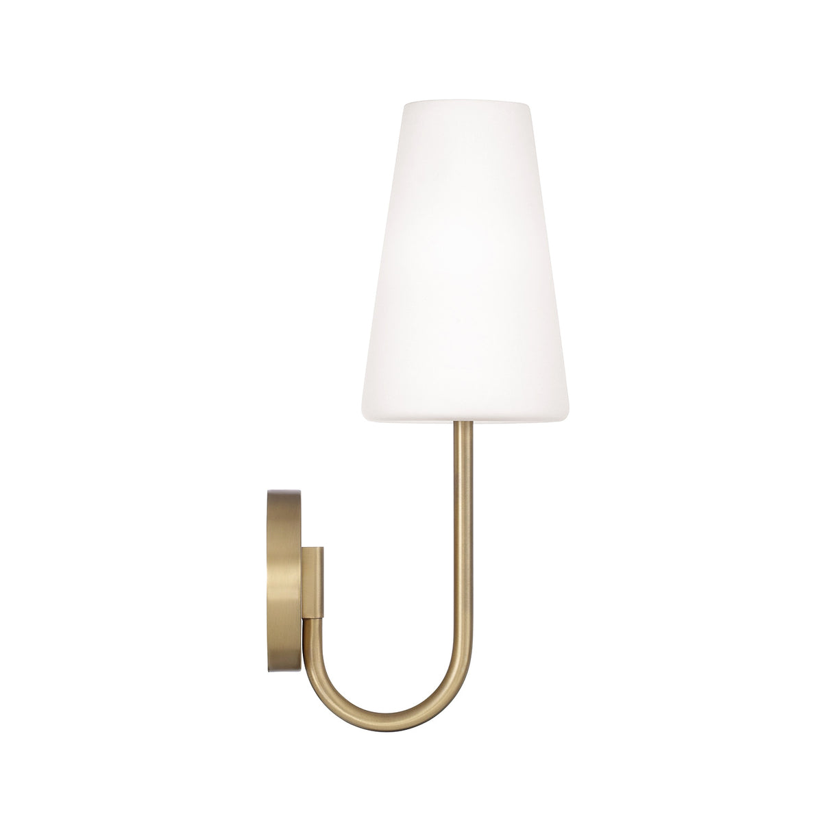 Viola Wall Sconce 17", Aged Brass