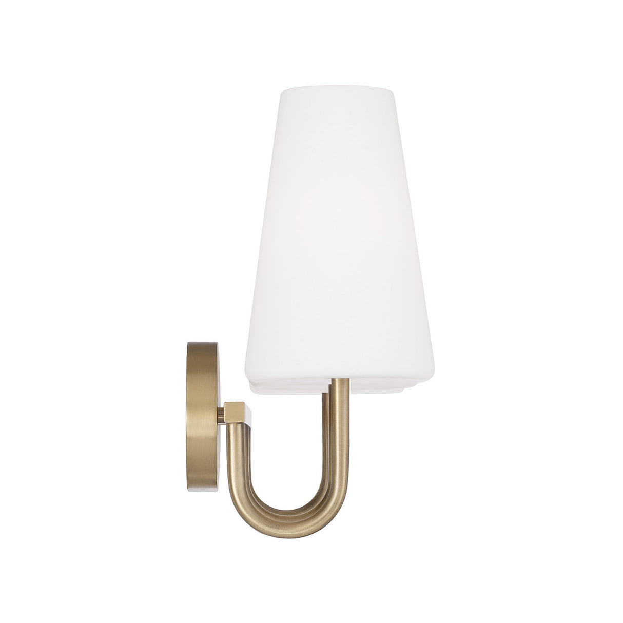 Viola 3 Light Vanity, Aged Brass