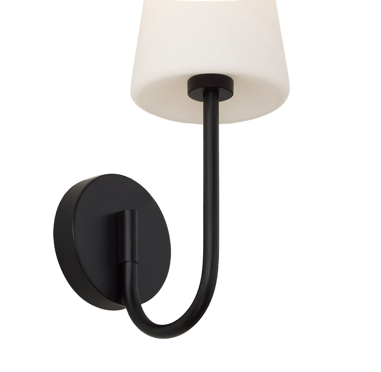 Viola Wall Sconce 17", Matte Black