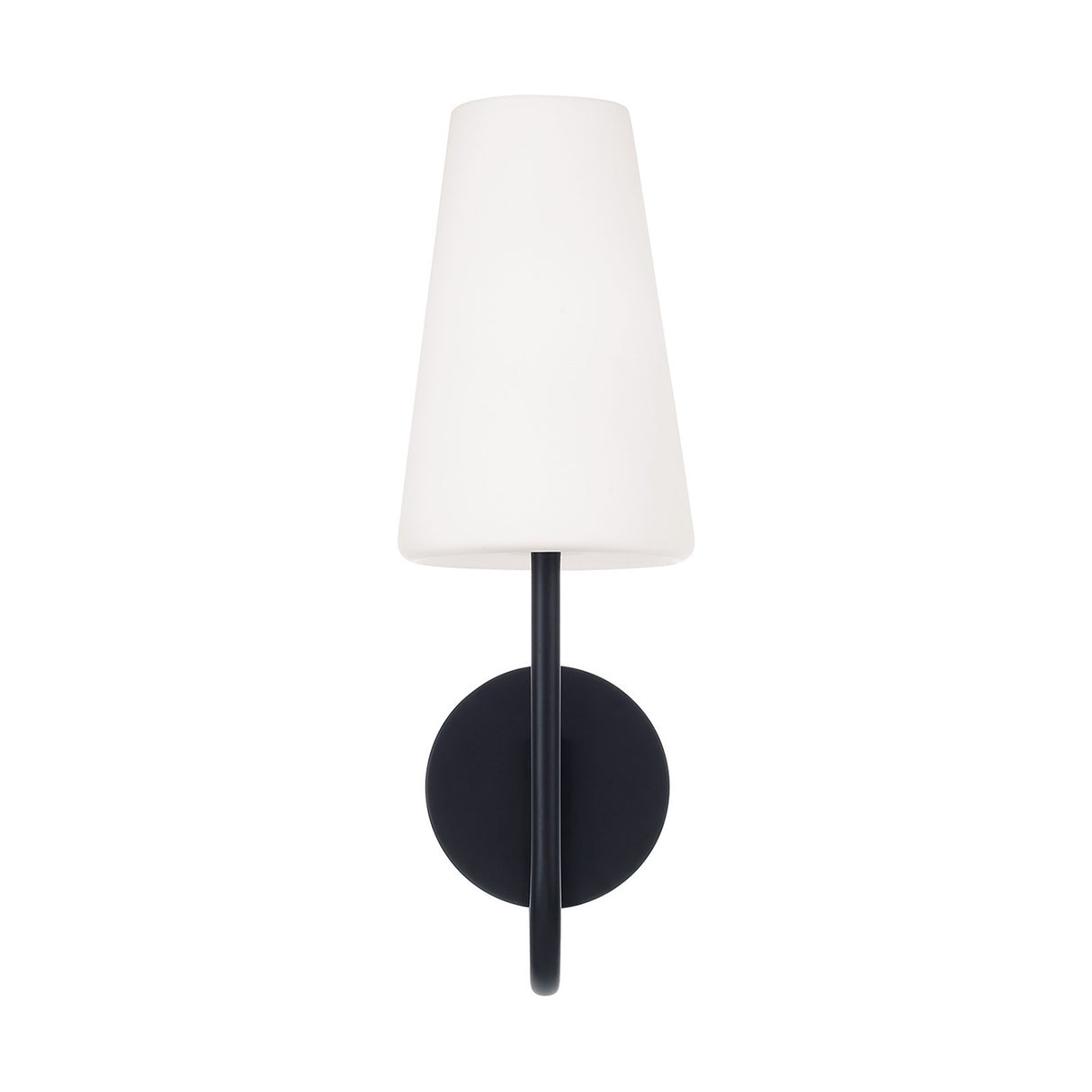 Viola Wall Sconce 17", Matte Black