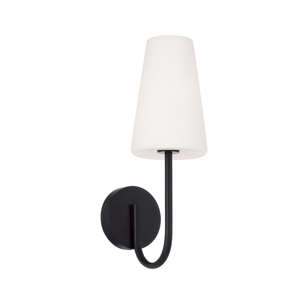 Viola Wall Sconce 17", Matte Black