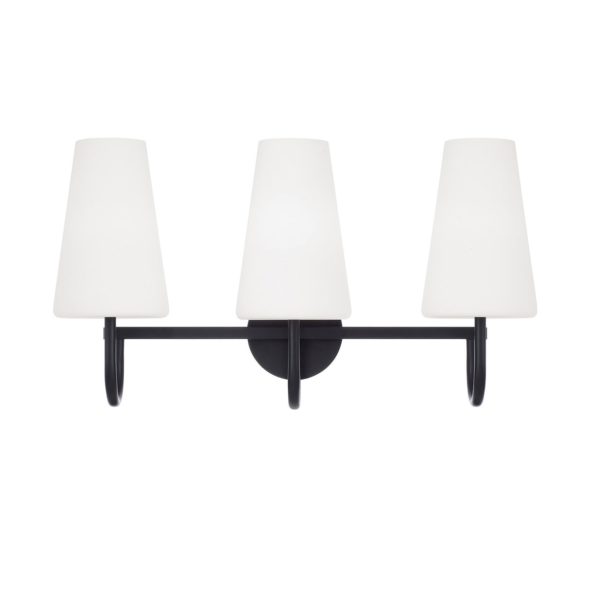 Viola 3 Light Vanity, Matte Black