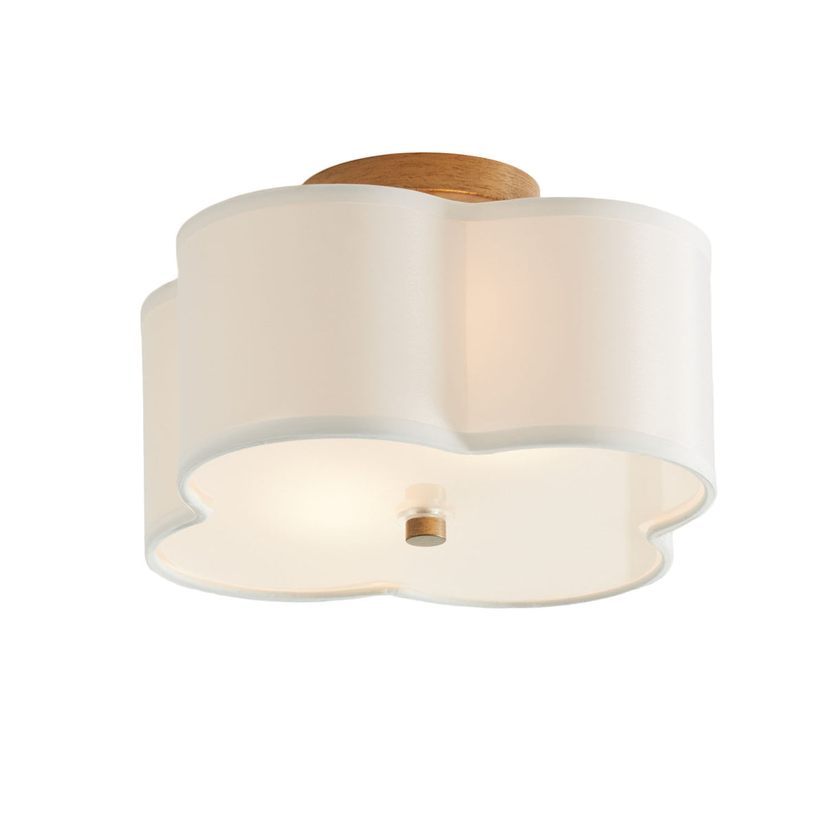 Orla Semi-Flush 12", Brushed Gold