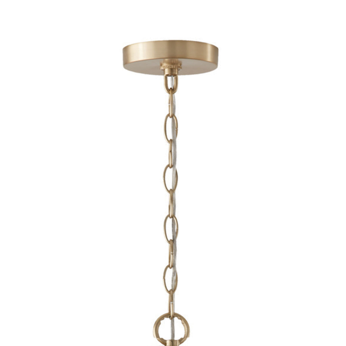 Maren 6 Light Chandelier 31", Ebony and Matte Brass