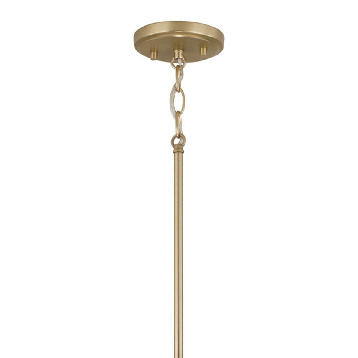 Simone 6 Light Ring Chandelier 35", Matte Brass
