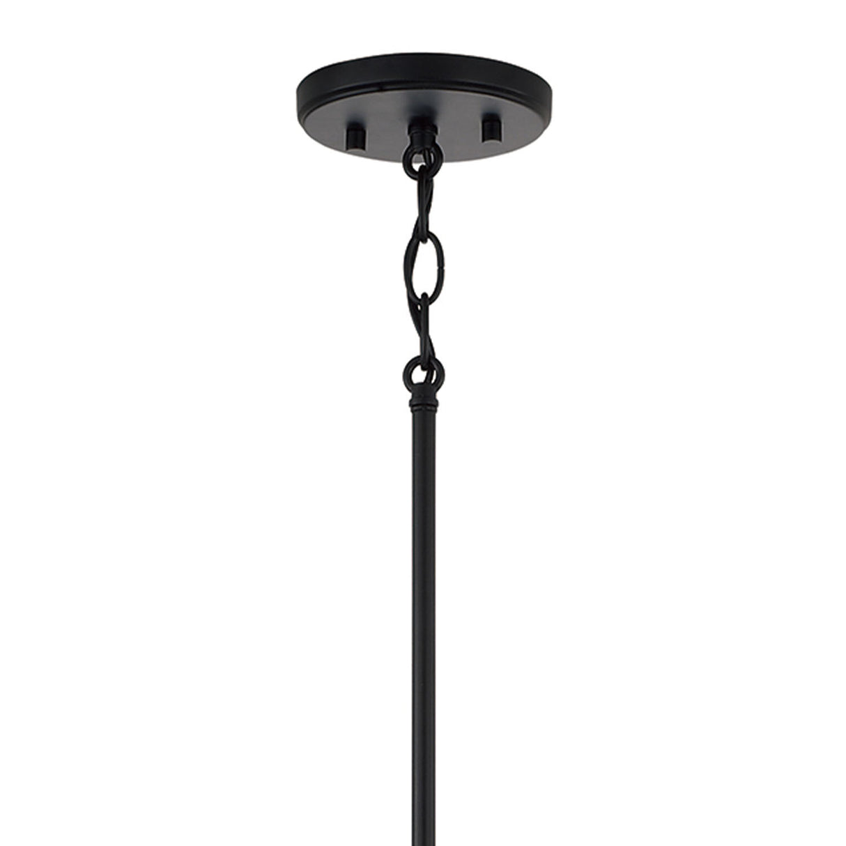 Luma Outdoor Pendant 23", Gray and Black