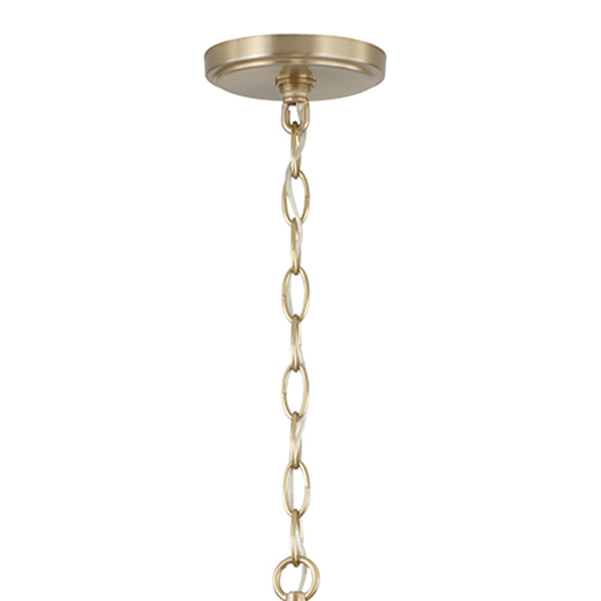 Crosby 6 Light Ring Chandelier 48", Matte Brass