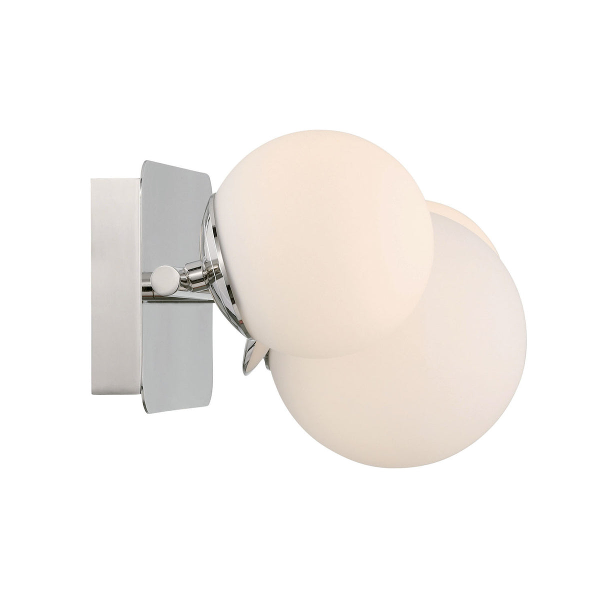 Inari LED 3 Light Vanity, Polished Nickel with Opal Glass