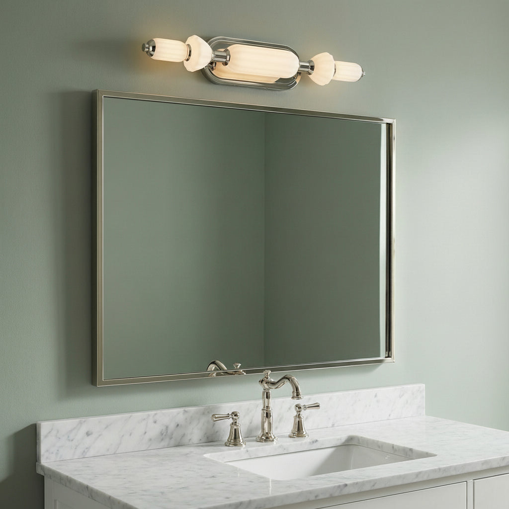 Giselle LED Vanity 22" for Transitional home with Light Green Walls