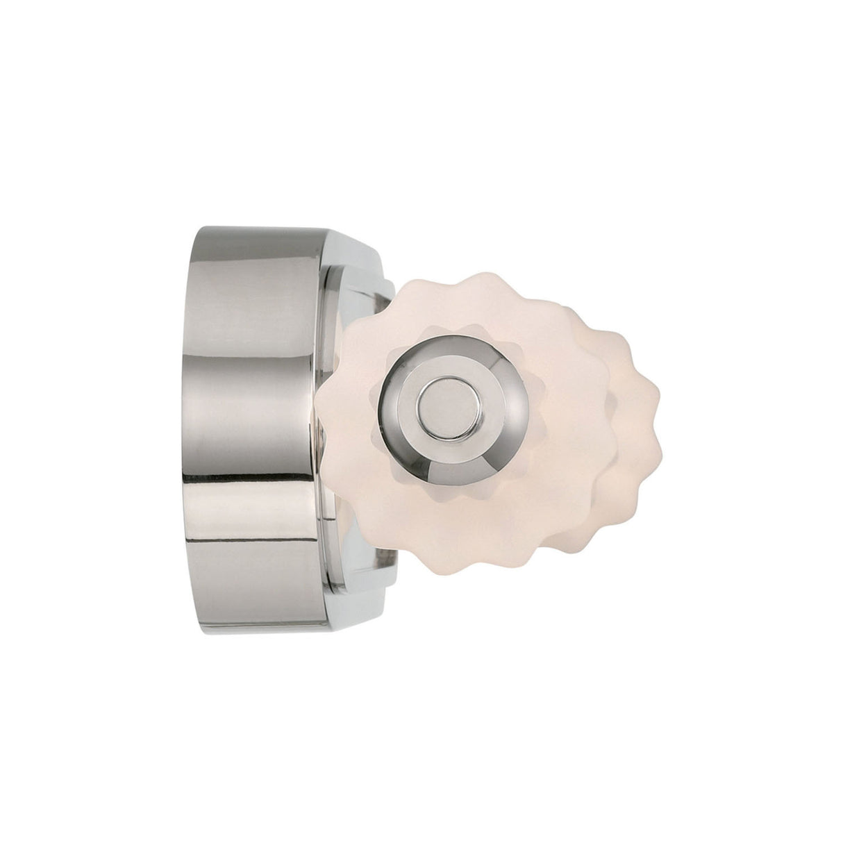 Giselle LED Vanity 22", Polished Nickel with Opal Glass