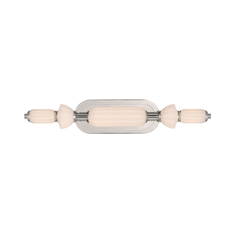 Giselle LED Vanity 22", Polished Nickel with Opal Glass