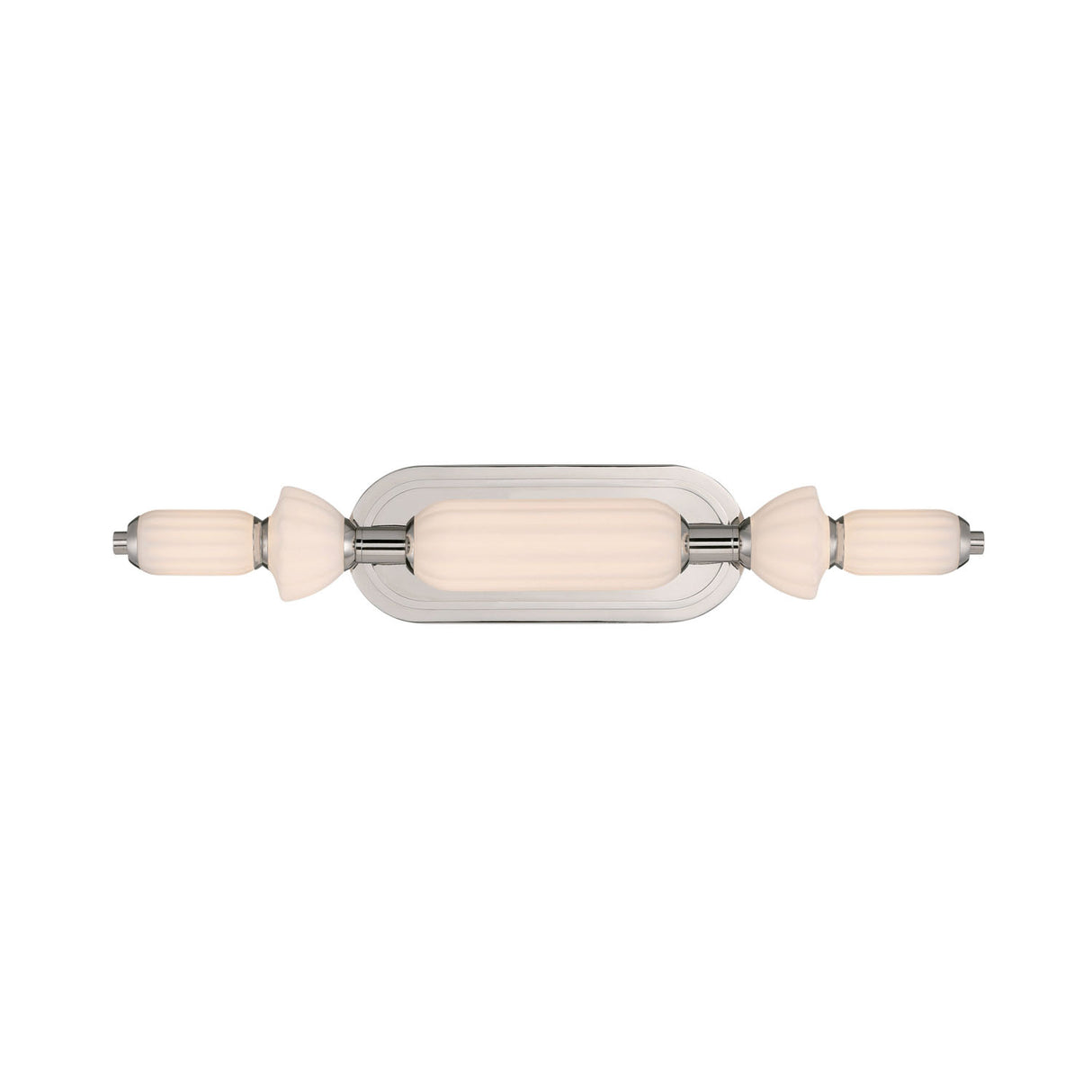 Giselle LED Vanity 22", Polished Nickel with Opal Glass