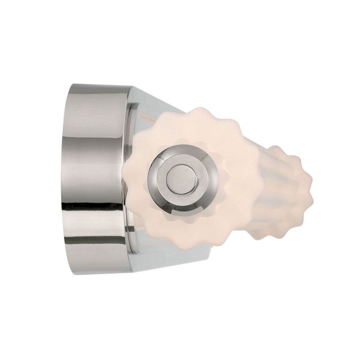 Giselle LED Vanity 39", Polished Nickel with Opal Glass