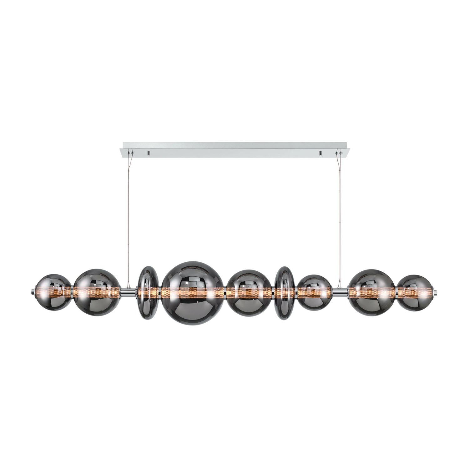Elara LED 9 Light Linear Chandelier 74