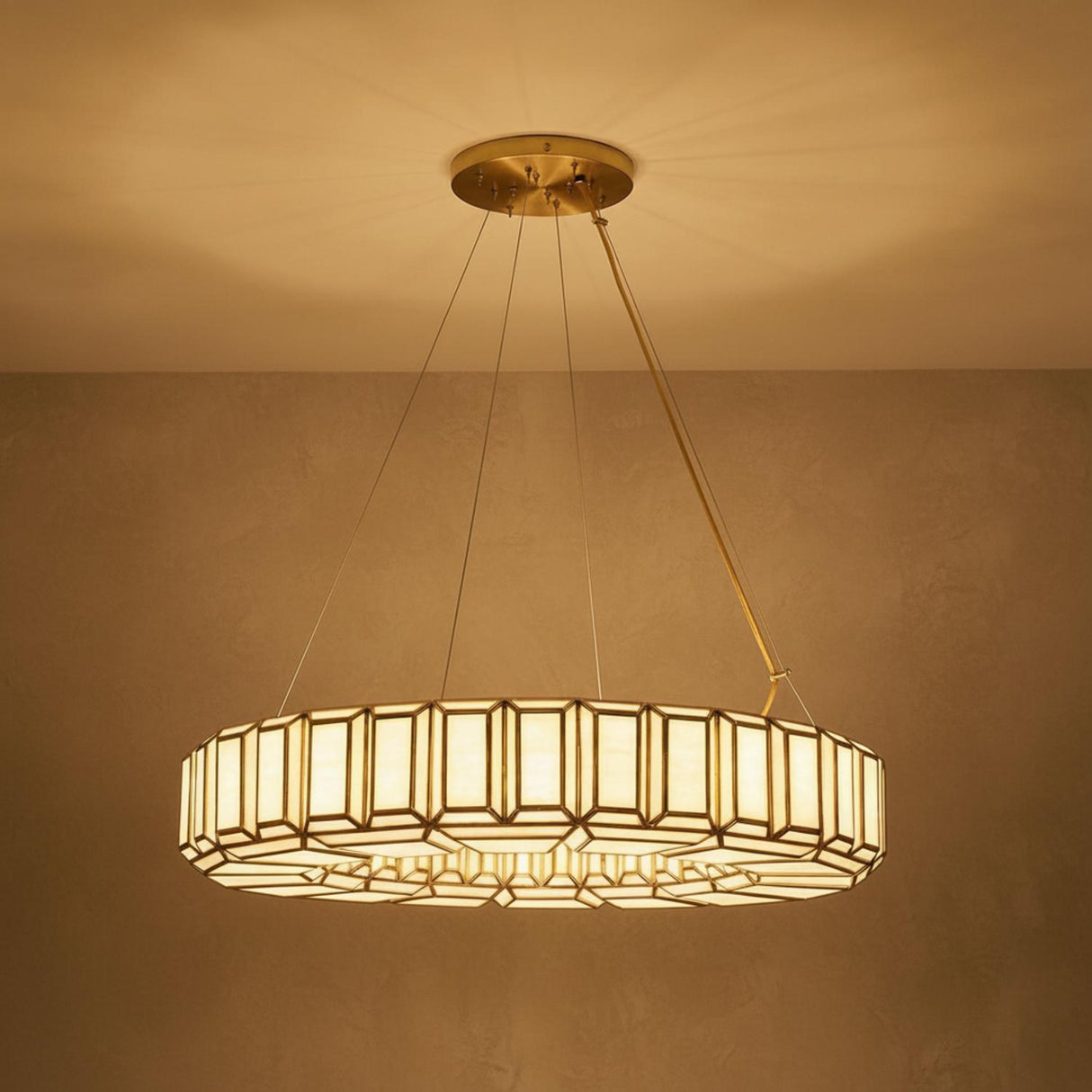Camille 12 Light Chandelier 37", Antique Brass