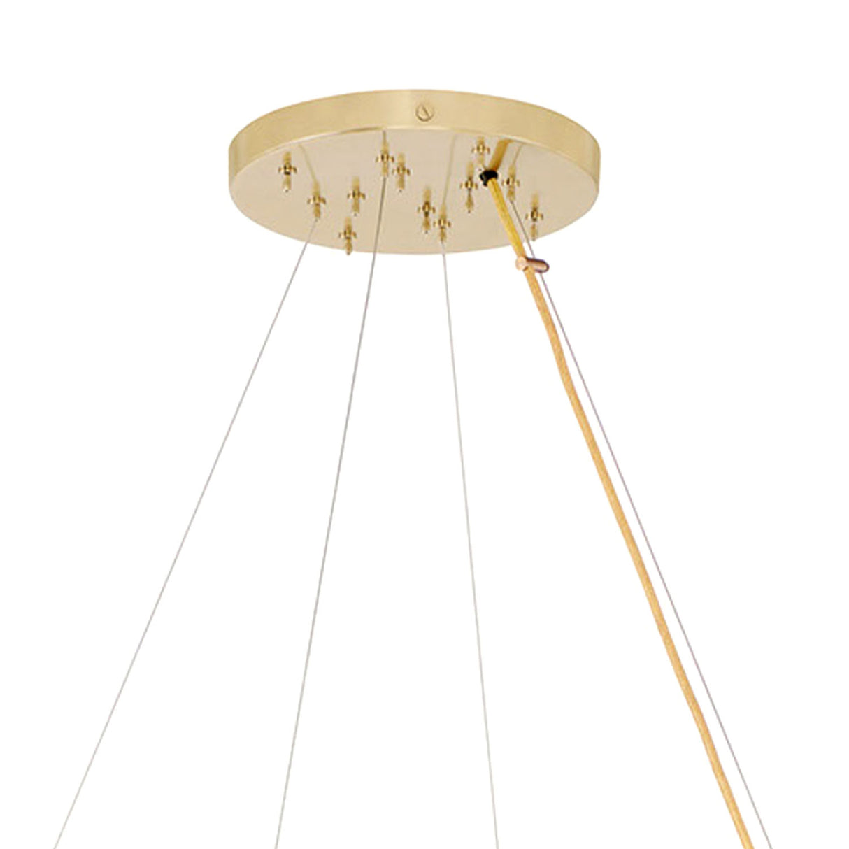 Camille 12 Light Chandelier 37", Antique Brass