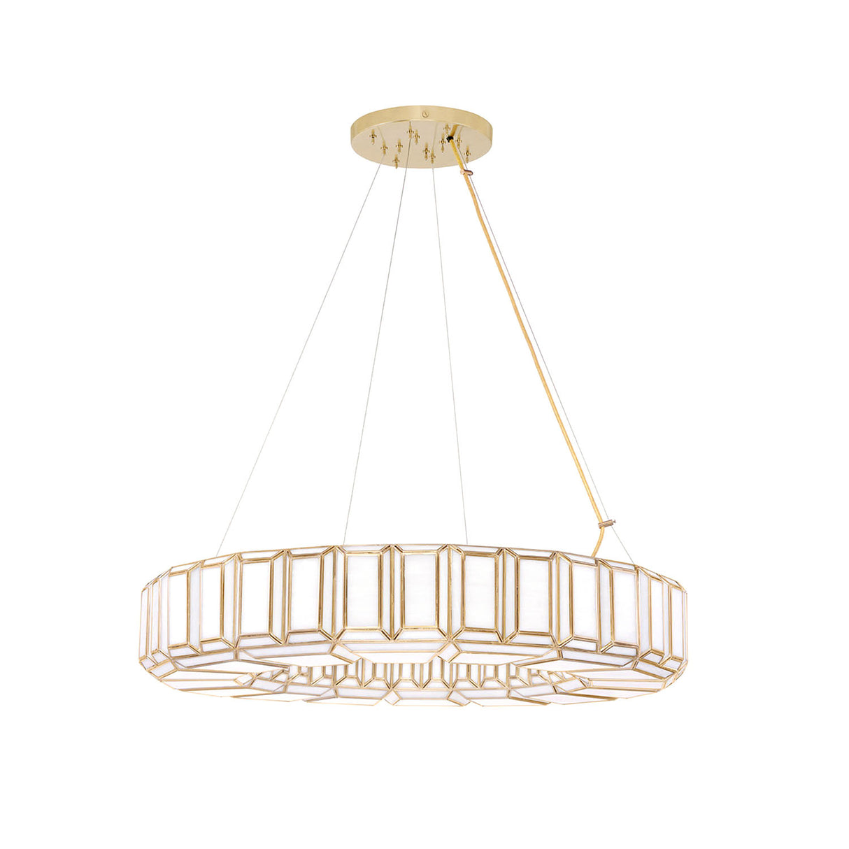 Camille 12 Light Chandelier 37", Antique Brass