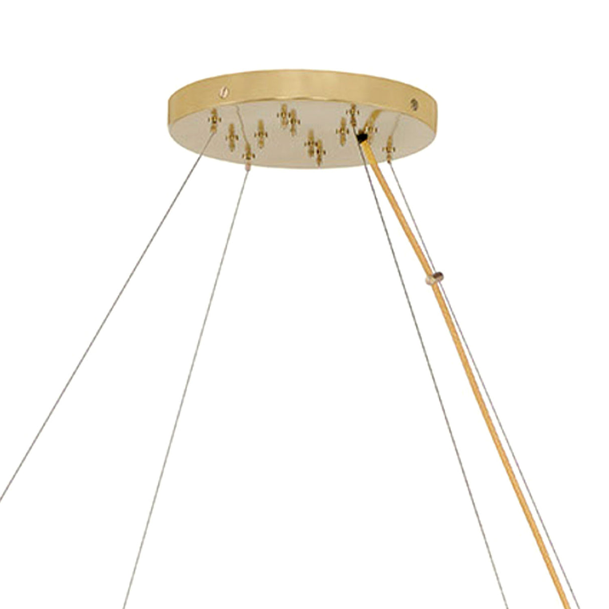 Camille 16 Light Chandelier 48", Antique Brass