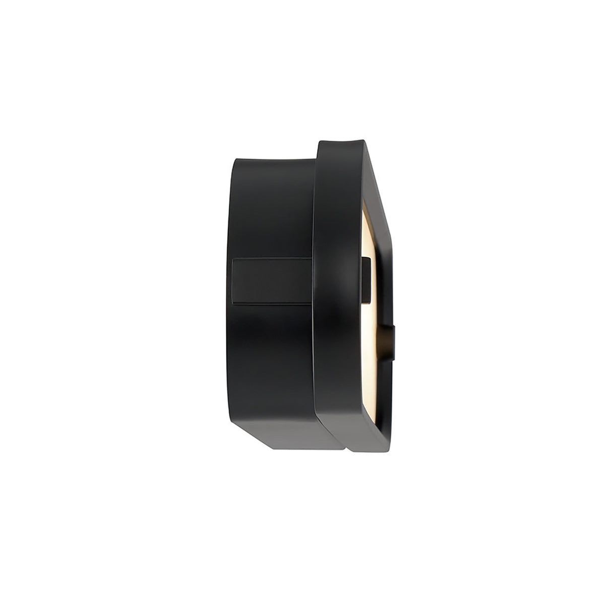 Inez LED Wall Sconce 24", Matte Black and Alabaster