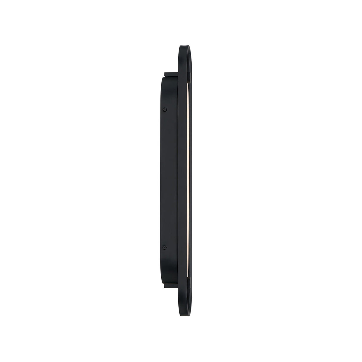 Inez LED Wall Sconce 24", Matte Black and Alabaster
