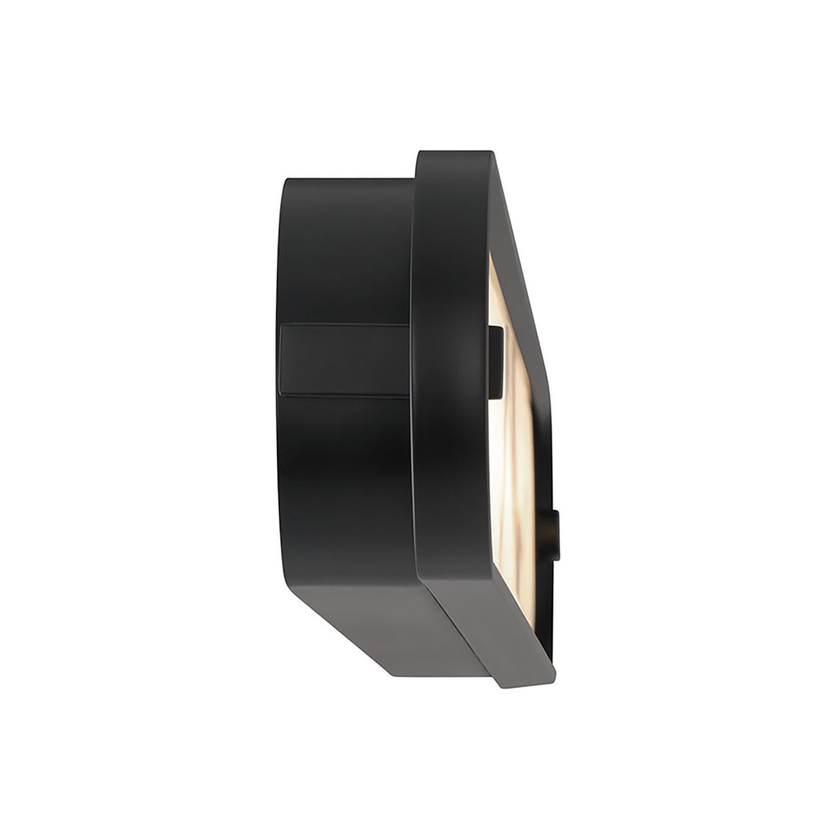 Inez LED Wall Sconce 36", Matte Black and Alabaster