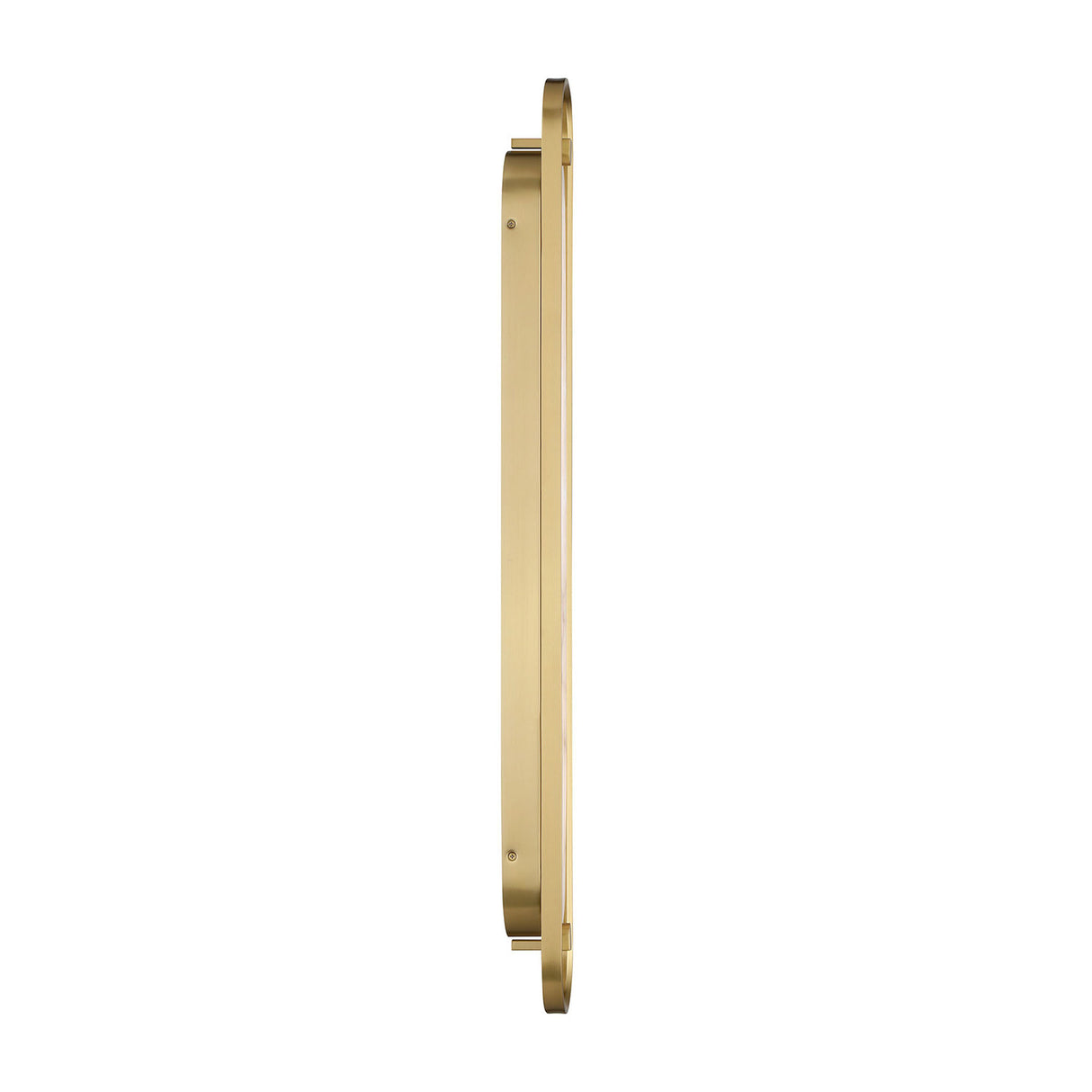 Inez LED Wall Sconce 36", Brass and Alabaster