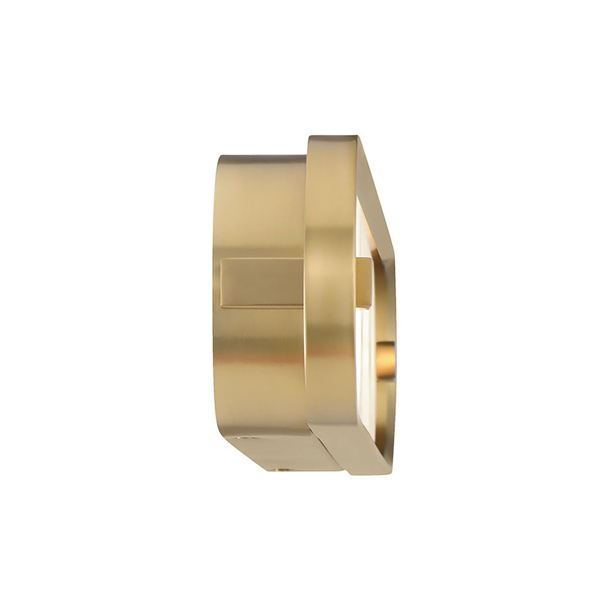 Inez LED Wall Sconce 36", Brass and Alabaster