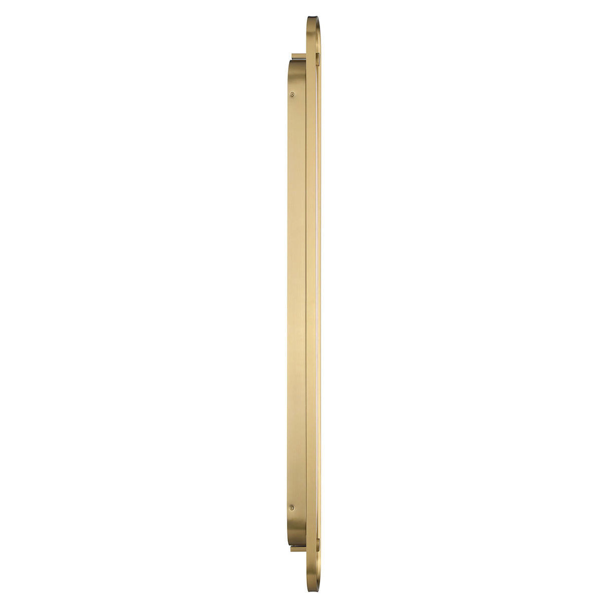 Inez LED Wall Sconce 46", Brass and Alabaster